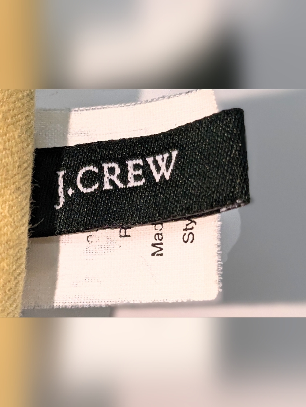 J. Crew Yellow Canvas Denim Belt with Pink Embroidered Flamingos M/L - Picture 4 of 5